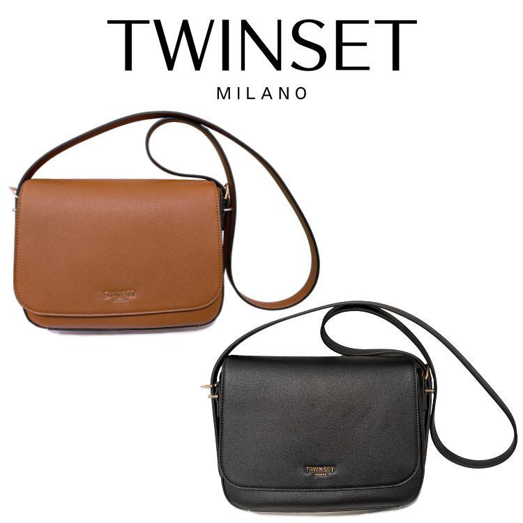 ショルダーバッグ レディース ツインセット TWINSET 本革 レザー
