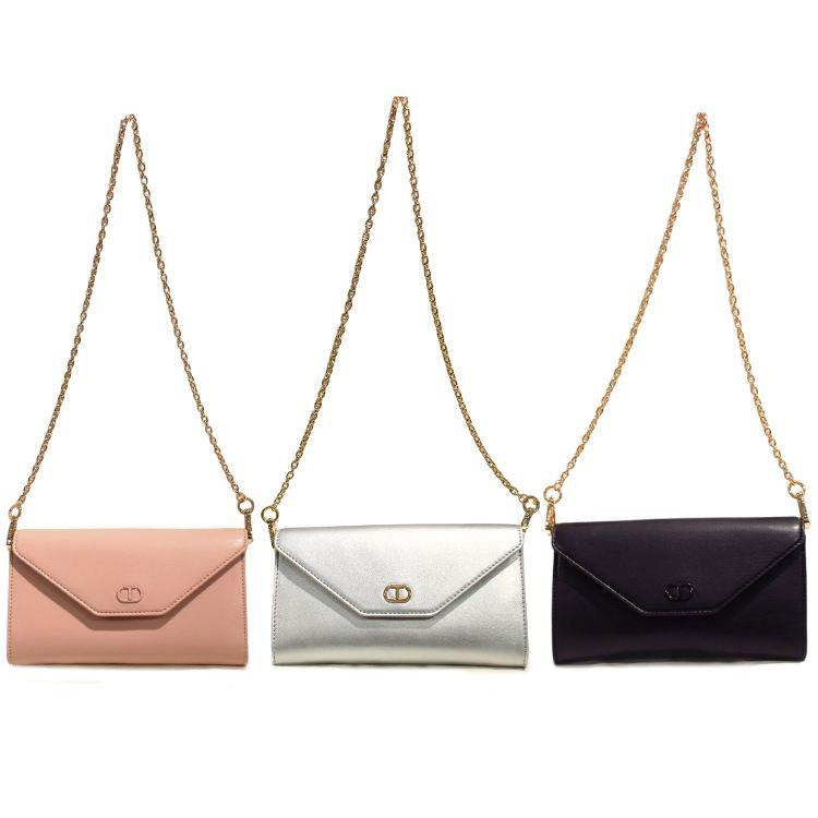 ツインセット ショルダーバッグ TWINSET ストラップ付 ミニ クラッチ 
