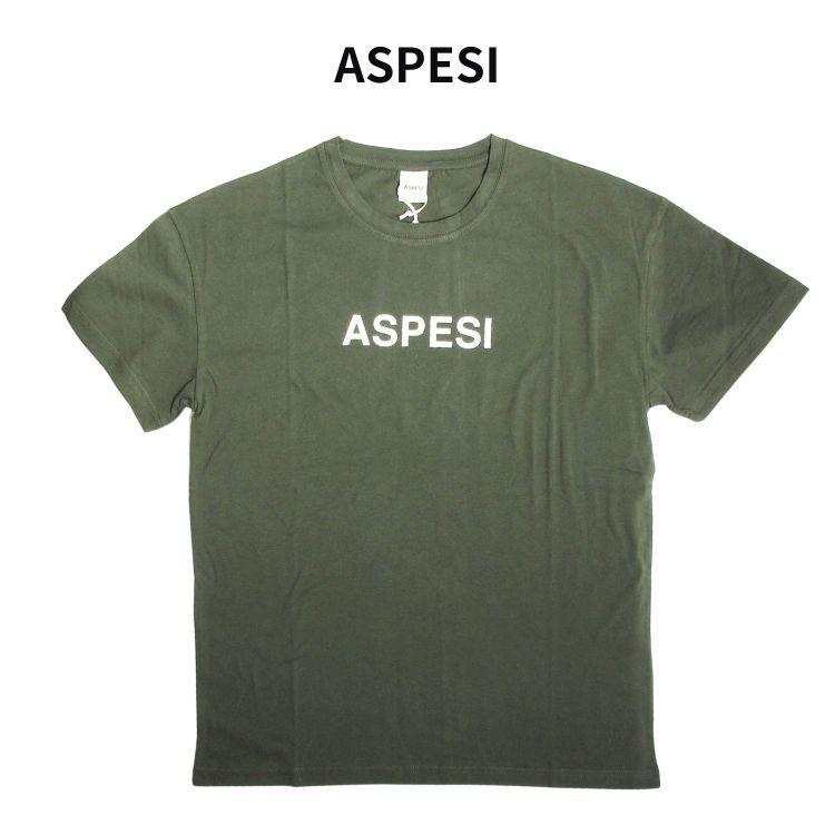 アスペジ Tシャツ 半袖 ASPESI asp1mts02 basic2 ホワイト ネイビー カーキ ミリタリーグリーン ロゴ  トップス アパレル カットソー (t77) | ASPESI | 11