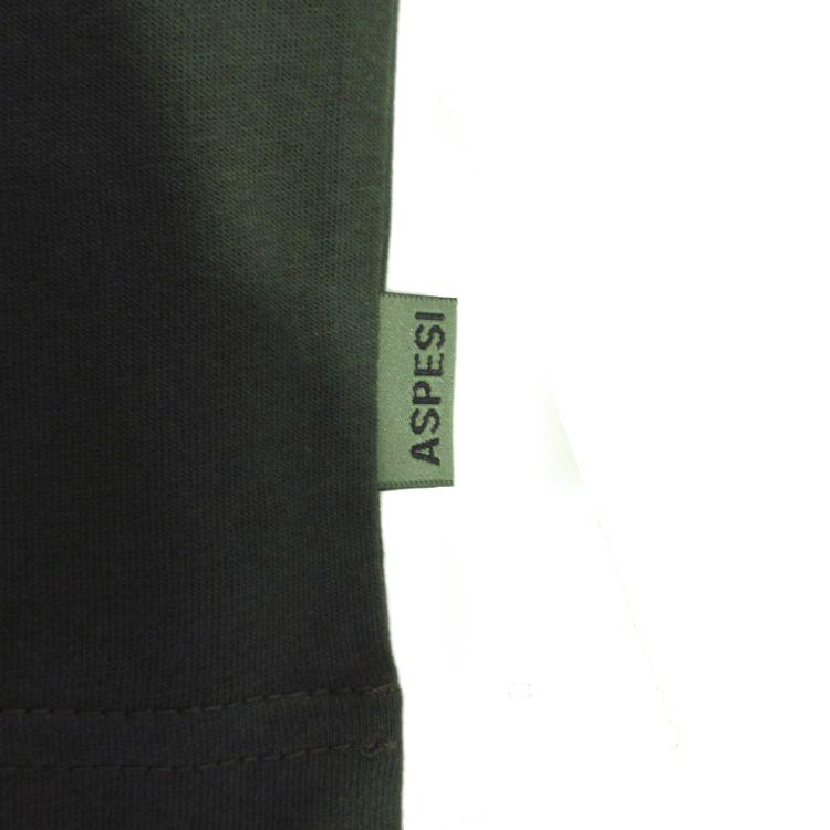 アスペジ Tシャツ 半袖 ASPESI asp1mts02 basic2 ホワイト ネイビー カーキ ミリタリーグリーン ロゴ  トップス アパレル カットソー (t77) | ASPESI | 13
