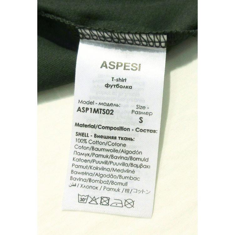 アスペジ Tシャツ 半袖 ASPESI asp1mts02 basic2 ホワイト ネイビー カーキ ミリタリーグリーン ロゴ  トップス アパレル カットソー (t77) | ASPESI | 14