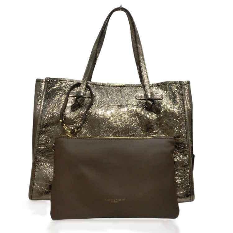 ジャンニ キアリーニ トートバッグ レザー 本革 ポーチ A4 GIANNI CHIARINI bs6850lxroc MARCELLA (t611) クリスマスの画像