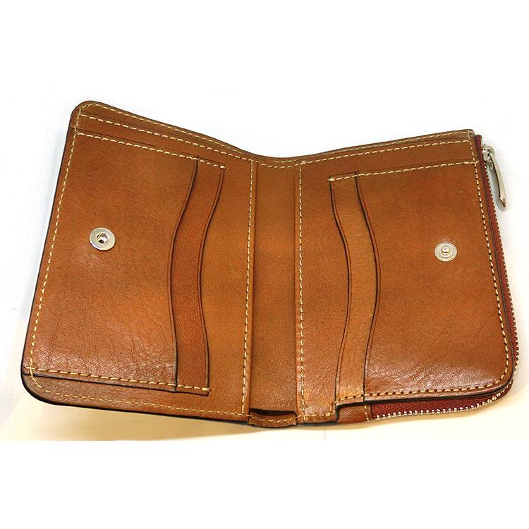 財布 本革 イタリア レザー 二つ折り 2つ折り財布 メンズ ダビデ