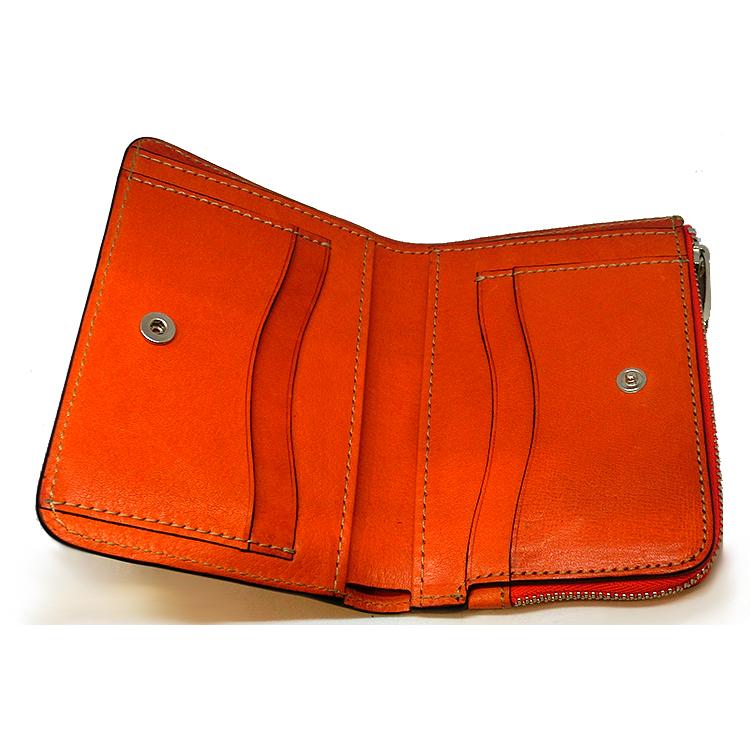 財布 本革 イタリア レザー 二つ折り 2つ折り財布 メンズ ダビデ