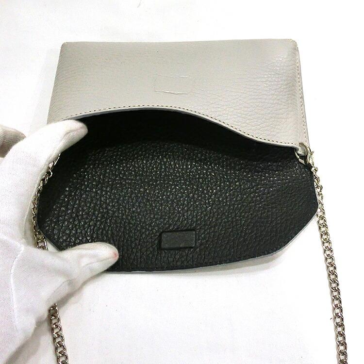 MAXIMA ショルダーバッグ チェーンバッグ レザー マキシマ クロス