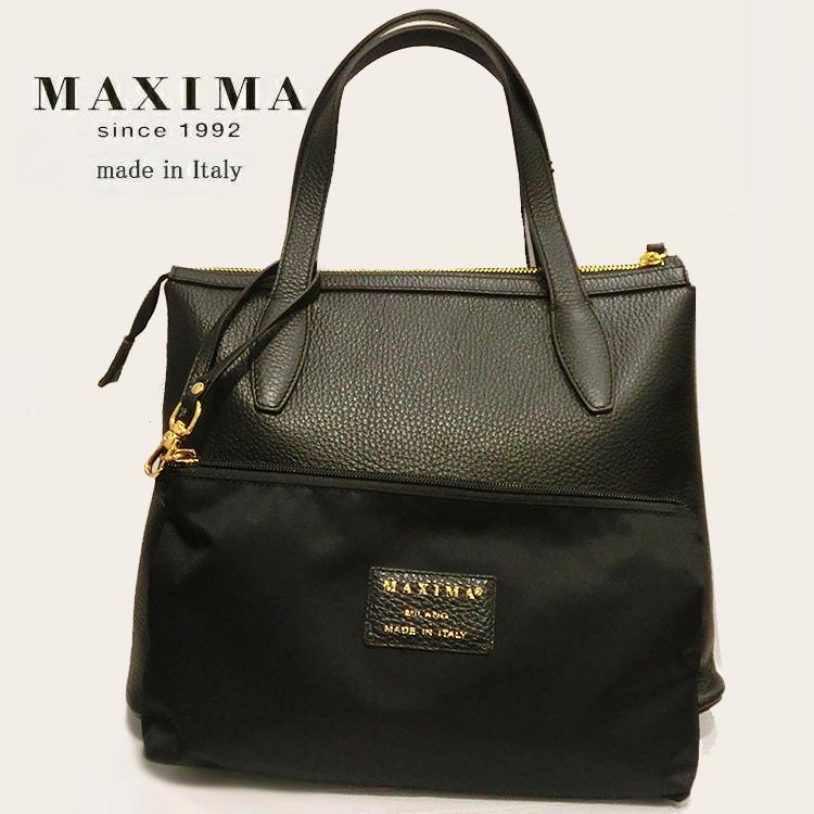 MAXIMA マキシマ 本革 トートバッグ レザー クロスボディ MAXIMA d4123 