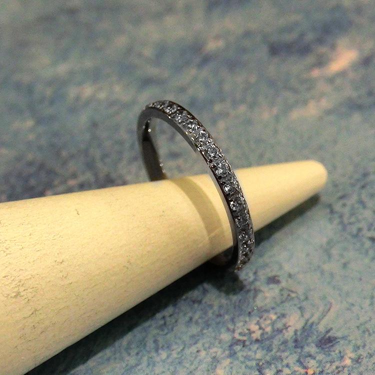 エタニティリング(フルエタニティ) 金属アレルギー 純チタン 刻印無料