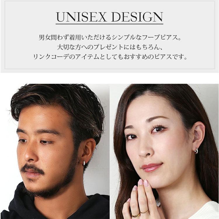 フープピアス 3×15 リバーシブル ステンレス316L フープピアス メンズ ステンレス 316L 3mm×15mm SUS316L ダイヤ
