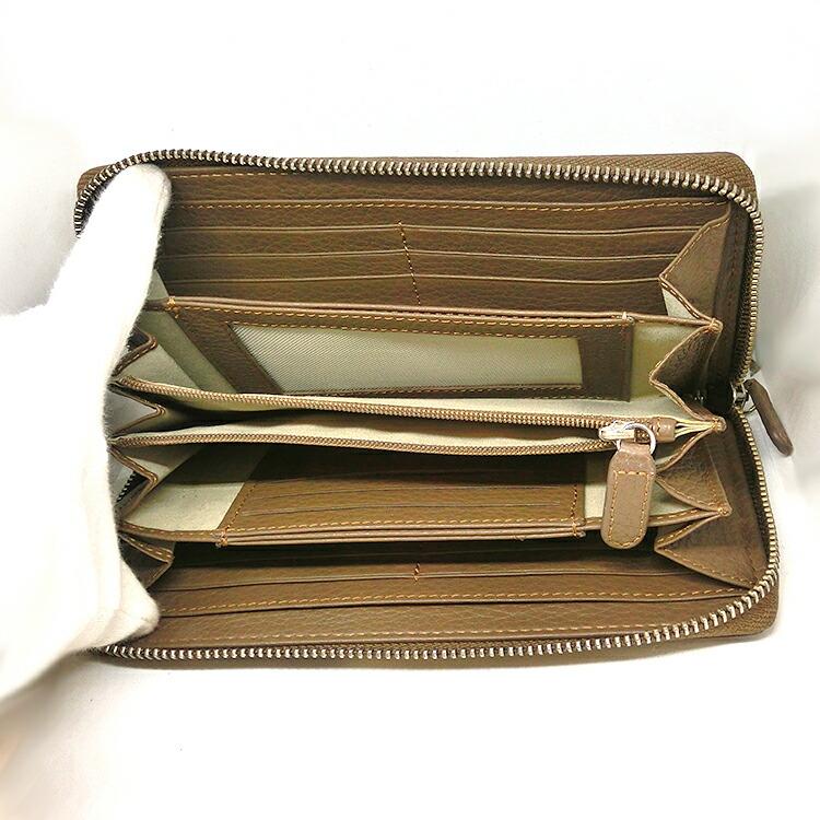 MAXIMA マキシマ 本革 長財布 ラウンドファスナー イタリア