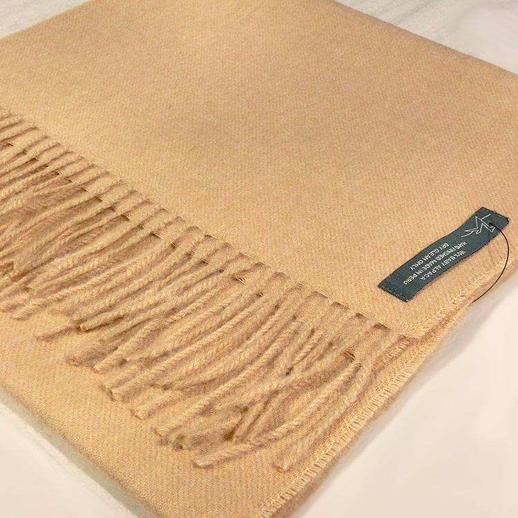 ストール マフラー ベビーアルパカ 100% 国際アルパカ協会認定