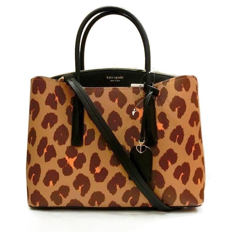 ケイトスペード ミニサッチェル ヒョウ柄 ハンドバッグ ショルダー