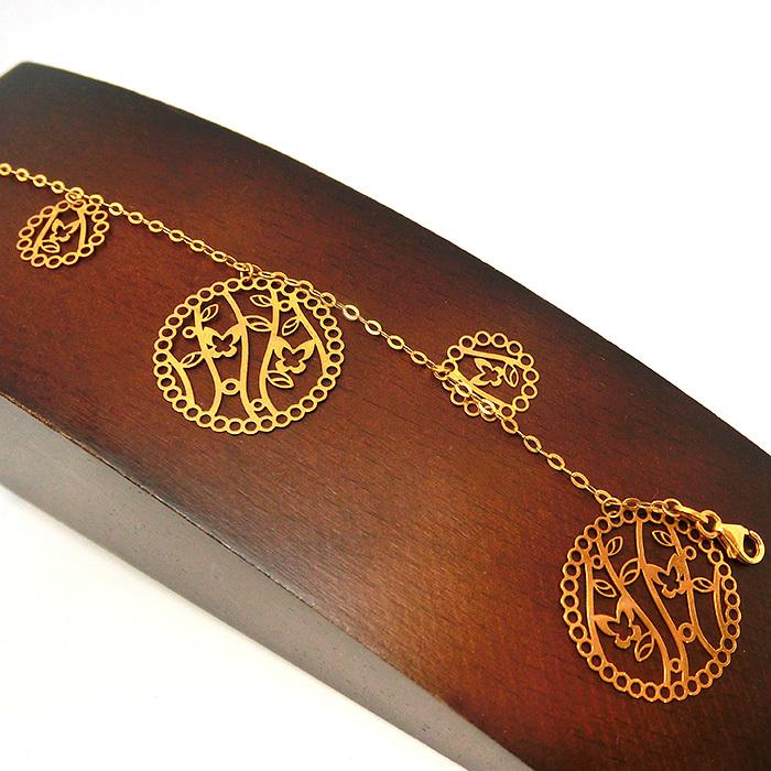 B091603) K18 YG ピアス UNOAERRE ウノアエレ B091603) K18 YG ピアス