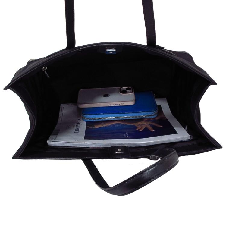 バリー トートバッグ BALLY WAE02X NY284 I907P multiblack+pall BAG KEEP ON EW 肩掛け ナイロン レザー ブラック A4対応 大容量 (t73)の画像