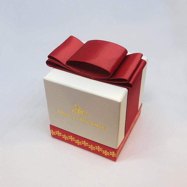 ジュエリーボックス 宝石箱 BOX ケース ラッピング 赤 リボン 小物