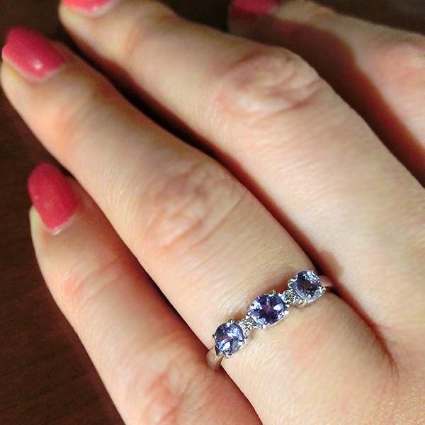 見積商品) リング 誕生石 選べる地金 タンザナイト アクアマリン