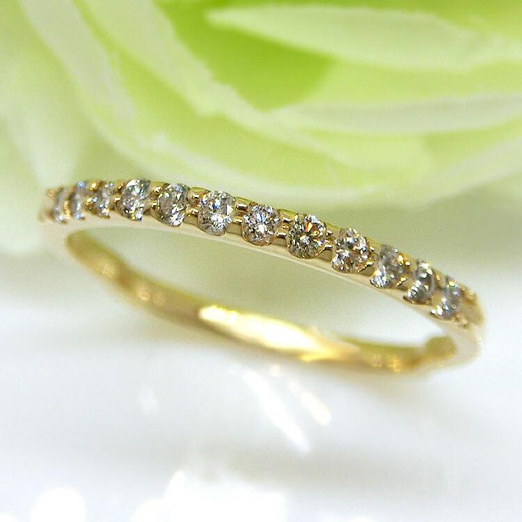 見積商品) ダイヤモンド エタニティリング 回らない指輪 関節が太い 10