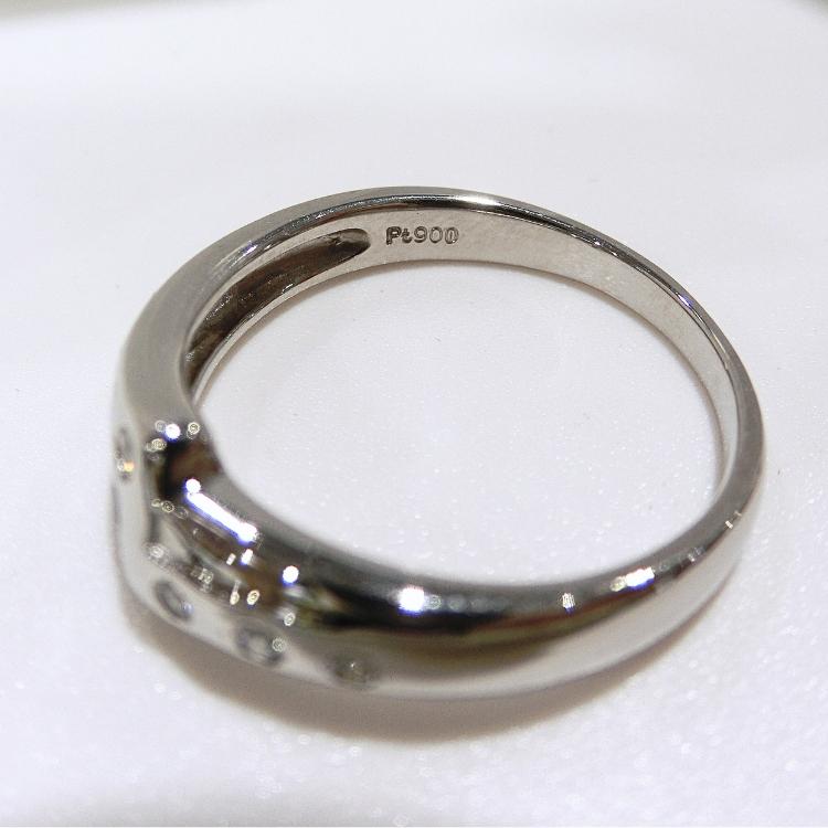 アレキサンドライト リング プラチナ ダイヤモンド 鑑別書 指輪 13号