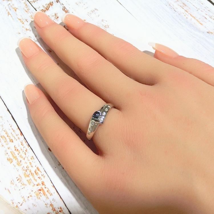 アレキサンドライト リング プラチナ ダイヤモンド 鑑別書 指輪 13号 ダイヤ 天然石 1点 6月誕生石 希少石 オーバル クリソベリル (t71)の画像