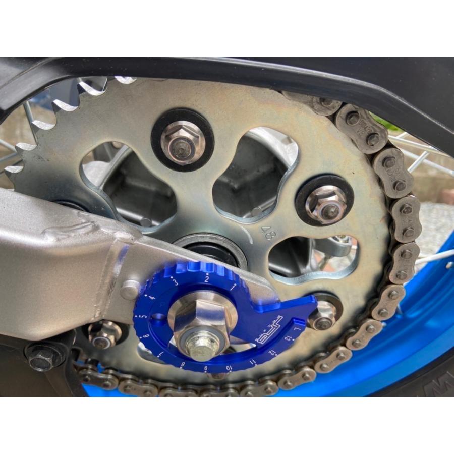 セロー225 セロー250 トリッカー 64チタン スプロケット 取付ロック 