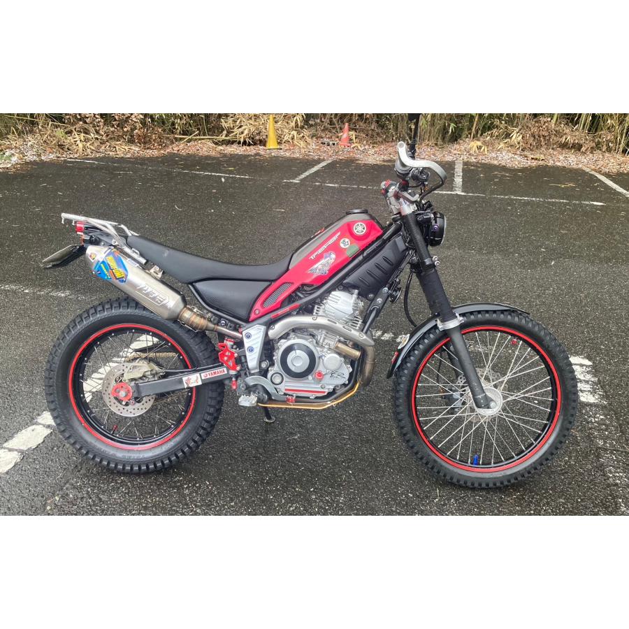 セロー250 トリッカー ノリフミマフラー ROCKET4 ステンレス セロー250 トリッカー ノリフミマフラー ROCKET4 ステンレス