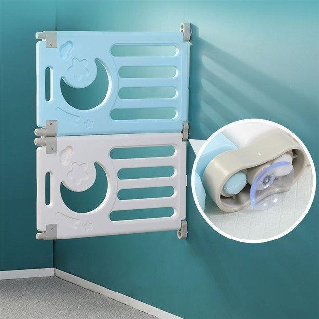 新作商品 ベビーサークル ベビーゲート 折りたたみ おしゃれ プレイヤード プラスチック ドア付き 扉ロック セーフティーゲート 赤ちゃん 柵 安全 長方 