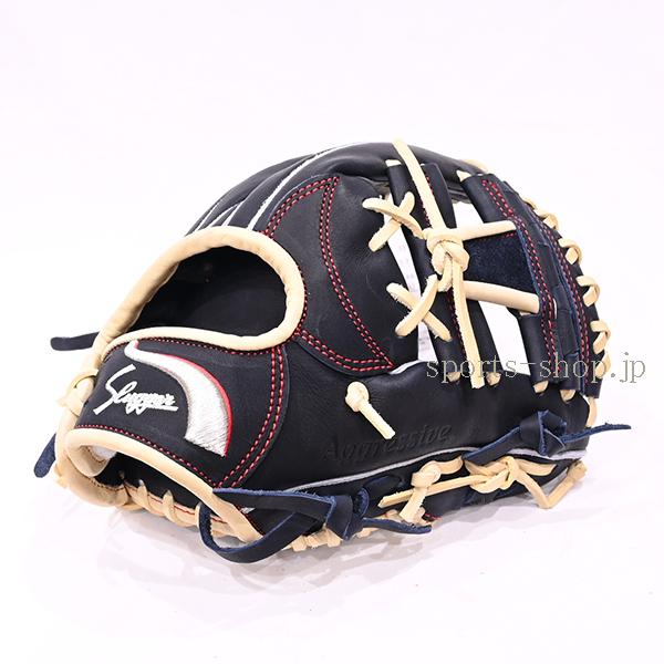 あすつく 久保田スラッガー 直刺しゅう ラベル 限定品 AR4型 KSブラック トレンチ EX24-GS3 軟式 グラブ 限定 スラッガー グローブ 送料無料の画像