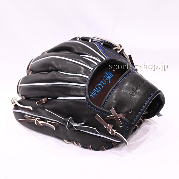 あすつく 和牛JB 硬式用 JB-006T 内野手用 ブラック ブラウン紐
