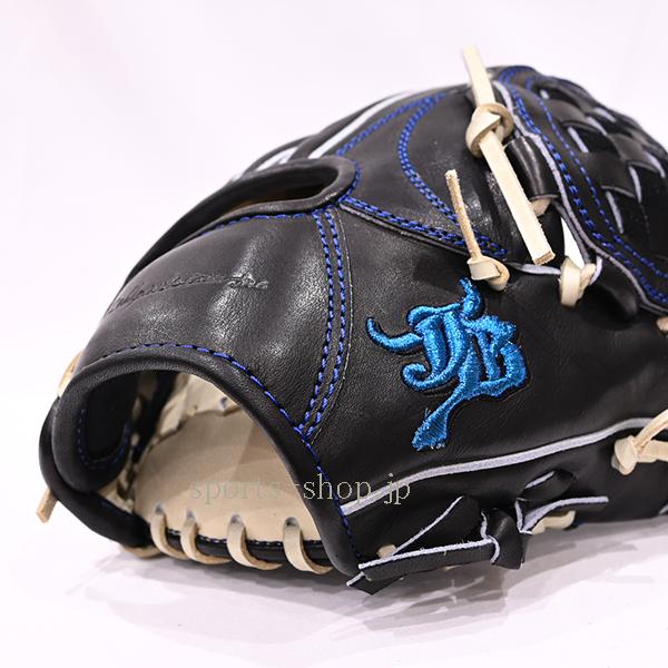 あすつく 和牛JB 硬式用 JB-006T 内野手用 ブラック キャメル紐