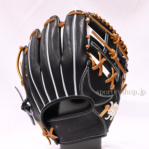 和牛JB 硬式野球 グローブ 黒 タン　JB004S 内野 あすつく 和牛JB 硬式用 JB-004S 内野手用 ブラック タン紐 硬式