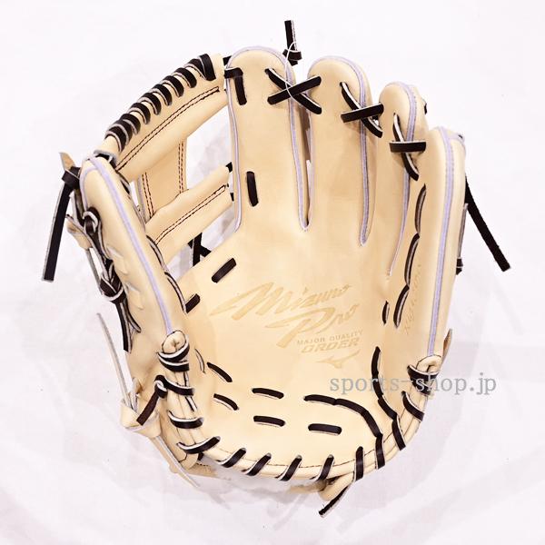 あすつく ミズノプロ 硬式用 オーダー 坂本型 ブロンド 5D 内蔵型