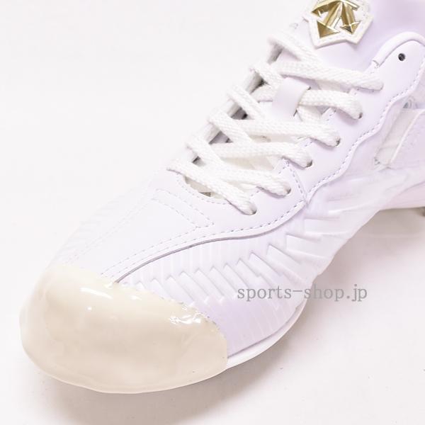 スパイク P革/Pカバー タフトープロ加工 つま先補強 ネイビー レッド