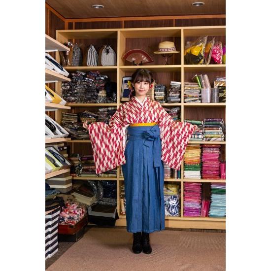 デニム袴 レディース ダンガリー 薄紺 : 京呉服・宝石の店田巻屋