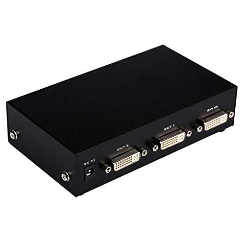 ES-Tune DVI分配器 DVIスプリッター 1入力2出力 ハイビジョン HD DVI