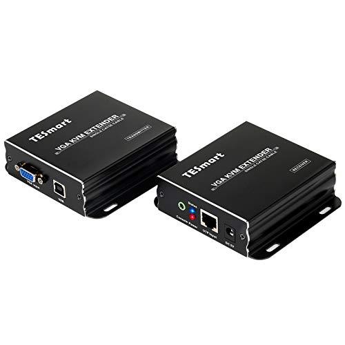 TESmart KVM VGA エクステンダー 300m(984フィート) 延長器 LAN