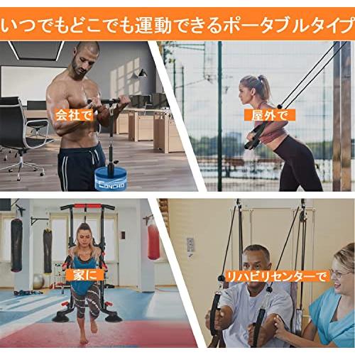 フィットネス LATプルダウンおよびリフトプーリーシステム