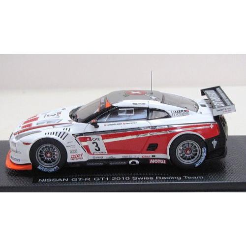 エブロ 1/43 NISSAN GT-R GT1 2010 Swiss Racing Team No.3 完成品
