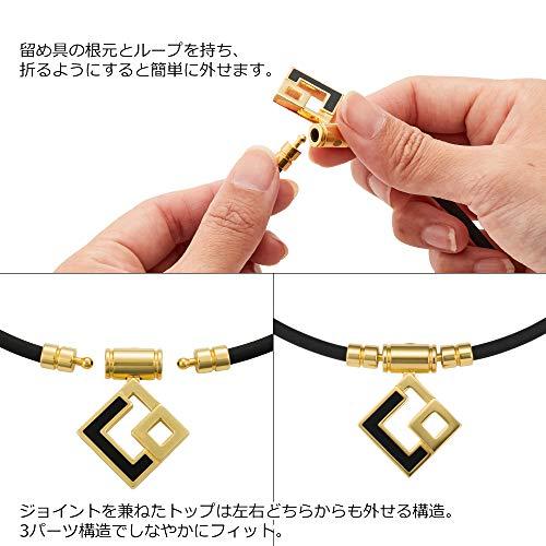コラントッテ TAOネックレス AURA（アウラ） プレミアムゴールド[Mサイズ・43cm]／磁気ネックレス 24金仕上げ 