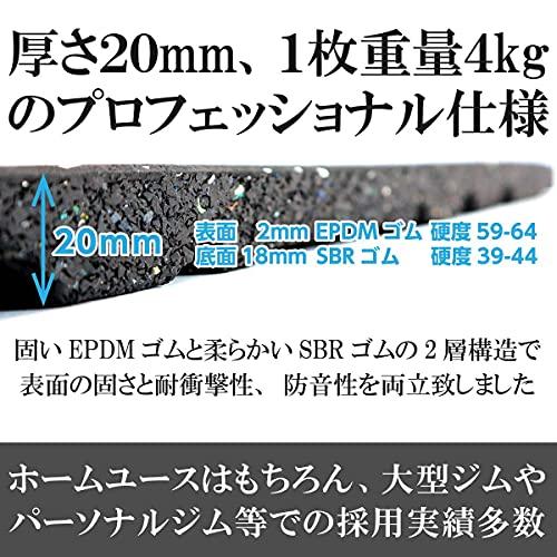 as known ジム マット トレーニング フィットネス フロア 床 50cm*50cm