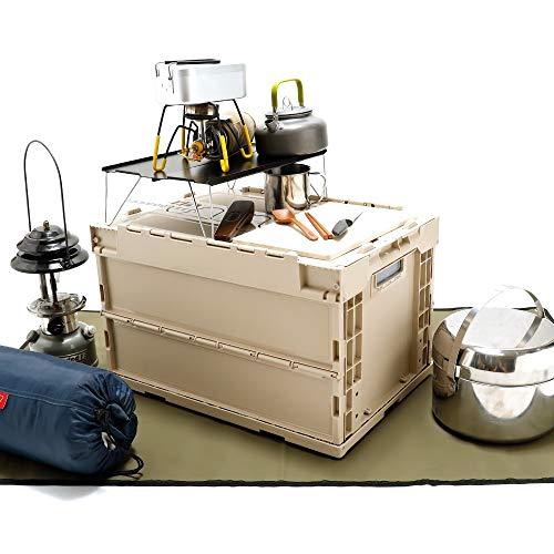 コンテナボックス 蓋付き 50l 耐荷重 670kgf 業務用 折りたたみ