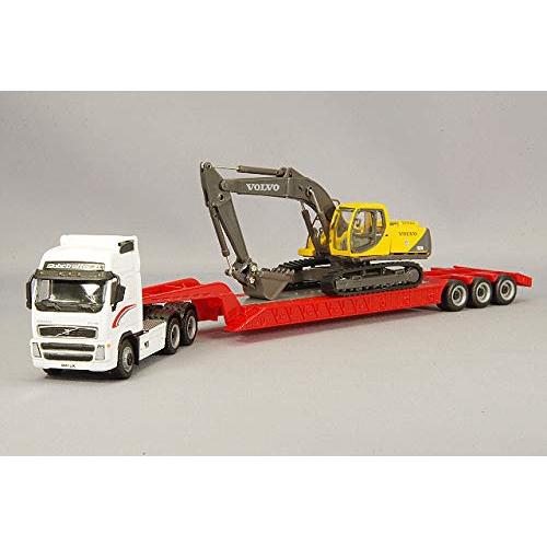 Cararama/カララマ ボルボ FH12 ショベルカー EC210 積載 1/87スケール