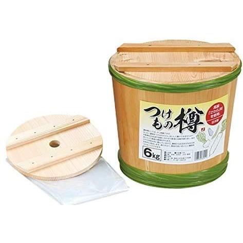 漬物桶 木製 つけもの桶 漬物容器 漬物樽 日本製 6kg用 89240 : たま実