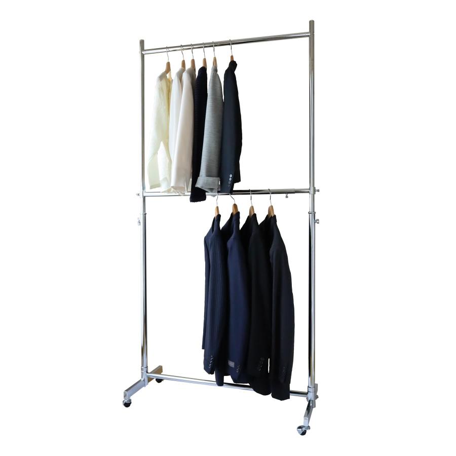 業務用ハンガーラック ストロンガー ２段タイプ 業務用ハンガーラック ストロンガー 2段タイプ 幅96cm 耐荷重130kg