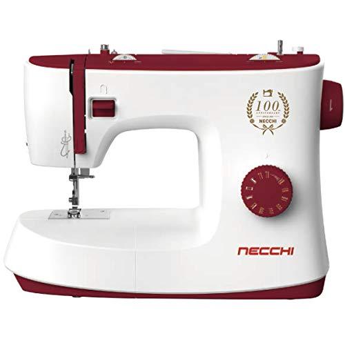NECCHI(ネッキ) 電動ミシン フットコントローラー付き K417A 赤 : たま 