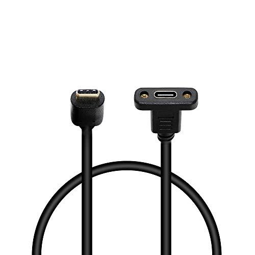 SinLoon USB 3.1 タイプC TYPE Cオス - メス延長データケーブル パネル