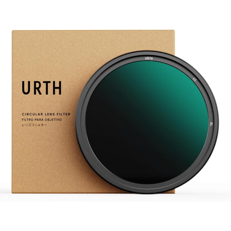 Urth 43mm ND2-400 可変ndフィルター (1-8.6ストップ) 可変 ND