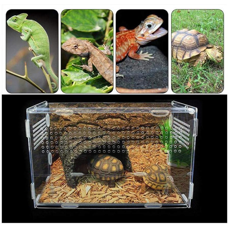 爬虫類飼育箱 レプタイルボックス換気 アクリル素材 爬虫類飼育箱 レプタイルボックス換気 アクリル素材
