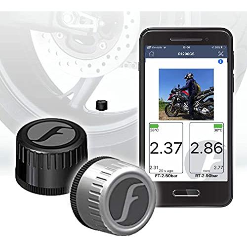 FOBO Bike 2 TPMS 空気圧センサー バイク スマホでチェック
