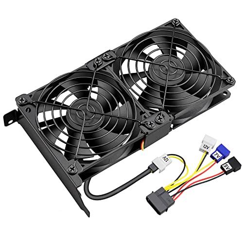 GDSTIME 9225 92mm x 25mm 9cm 2連 PCI用 12VDCグラボ冷却ファン