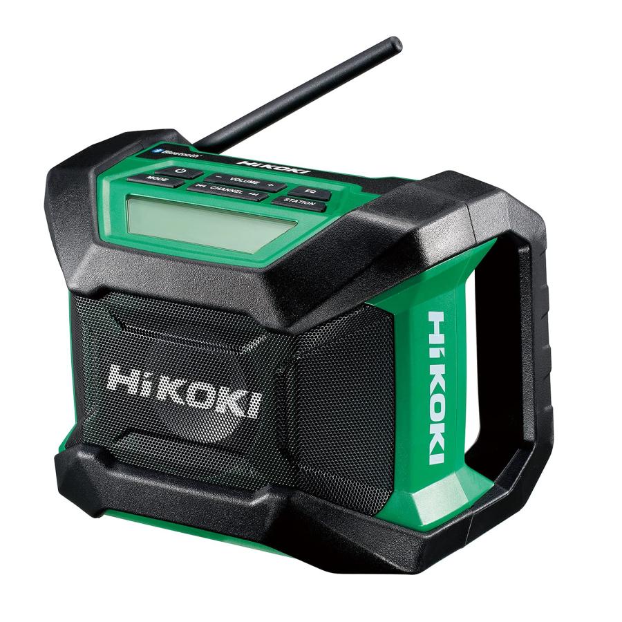 △△HiKOKI ハイコーキ 14.4v/18v バッテリー式ラジオ  充電池1個付 UR18DA HiKOKI(ハイコーキ) 14.4V 18V共用 コードレスラジオ 小型軽量タイプ