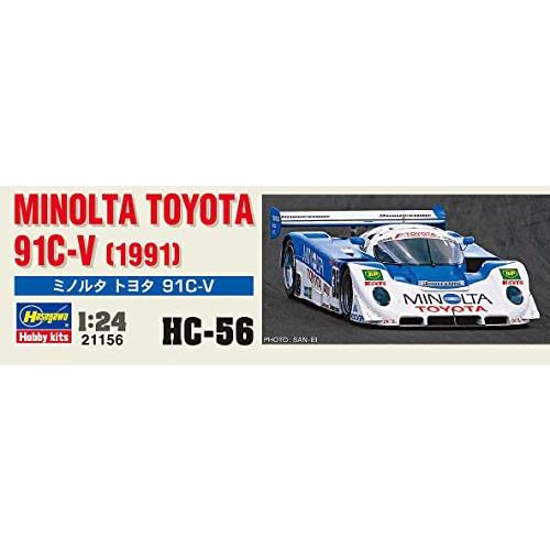 ハセガワ 1/24 ミノルタ トヨタ 91C-V プラモデル HC56 : たま実 ハセガワ 1/24 ミノルタ トヨタ 91C-V プラモデル HC56 : たま実